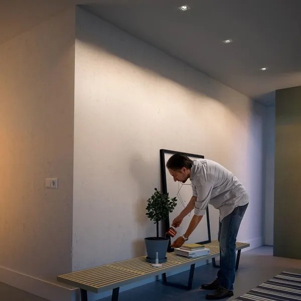 Philips 50193/31/PN - 3 darabos szett: beépíthető ENNEPER lámpatest, 1xGU10/5,5W/230V