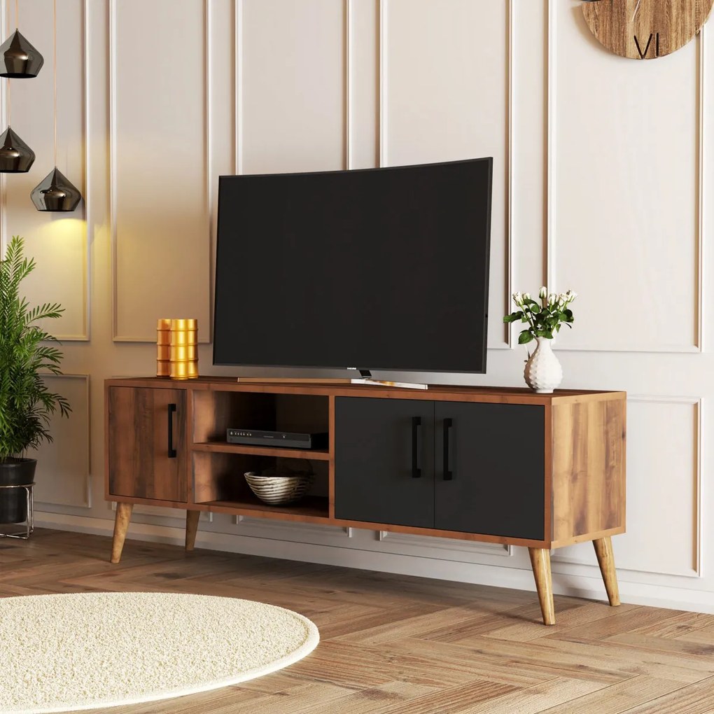 TV asztal Exxen Antracit