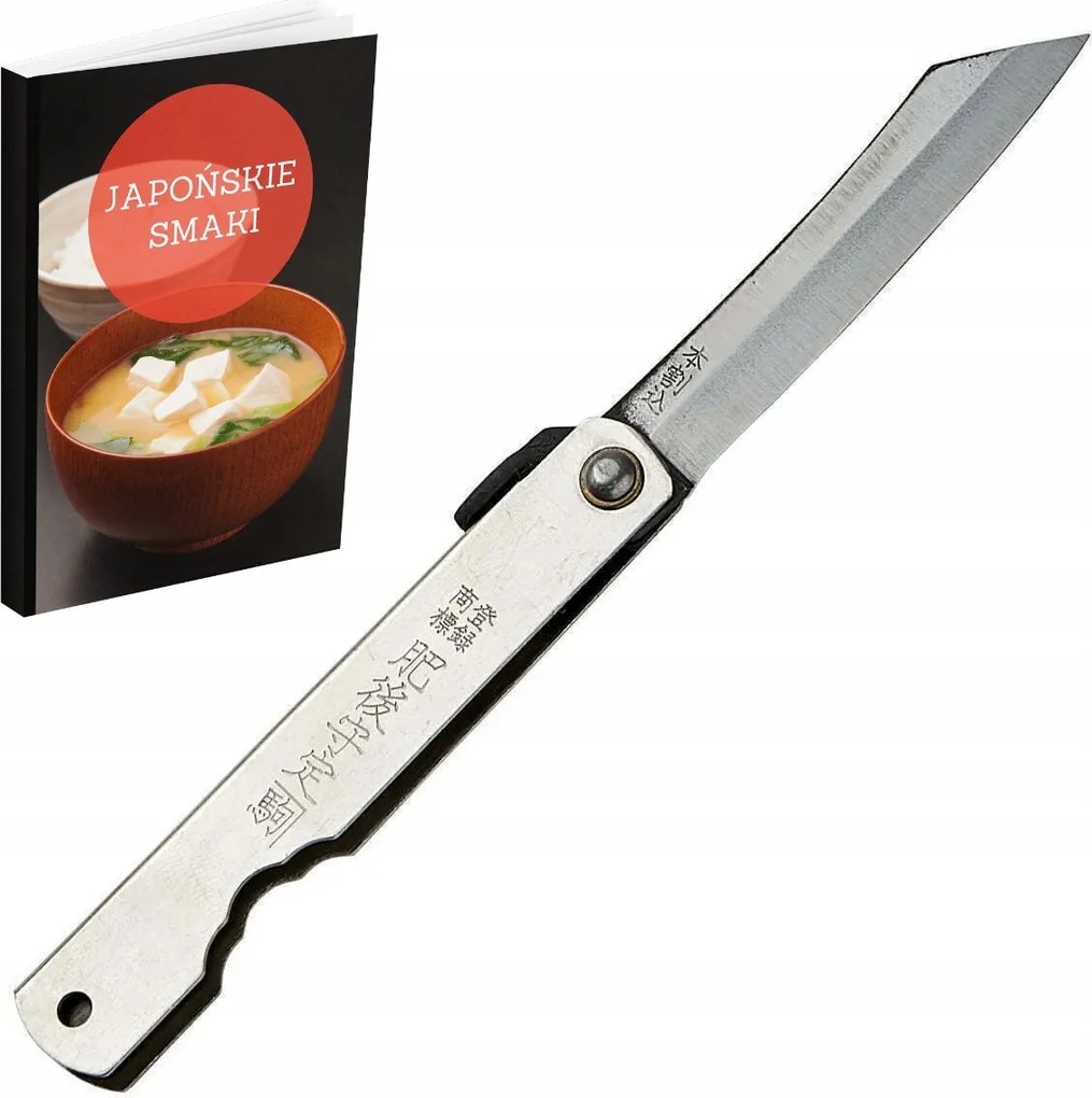 Összecsukható kés Higonokami Silver 6,5 cm Laminated SK-5 japán zsebkés