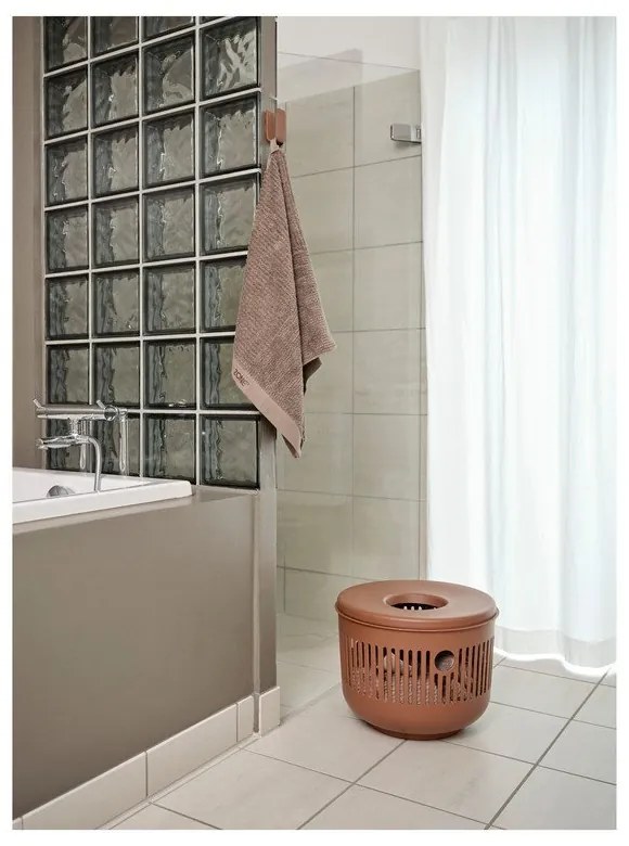 Világosszürke műanyag szennyeskosár 35 l Ume – Zone