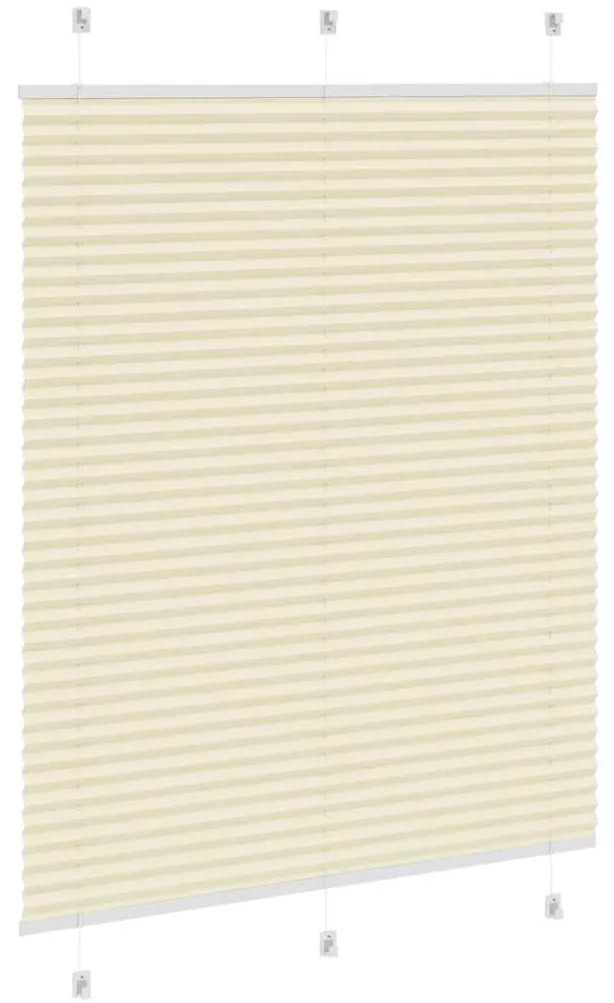 pliszírozott redőny krém 110x150 cm szövetszélesség 109,4 cm
