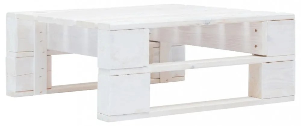 fehér impregnált fenyőfa kerti raklapzsámoly