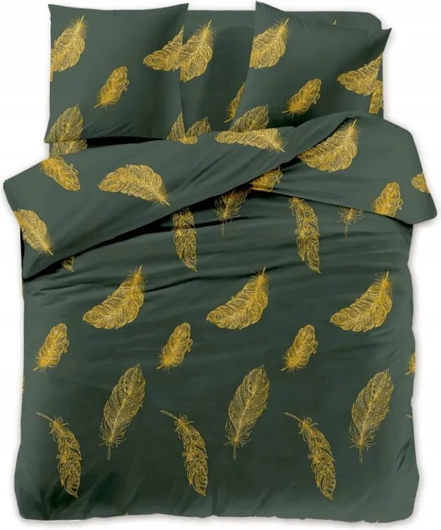 Ágynemű garnitúra 140x200 Pamut szatén 70x80 párnahuzat Puha Mintás