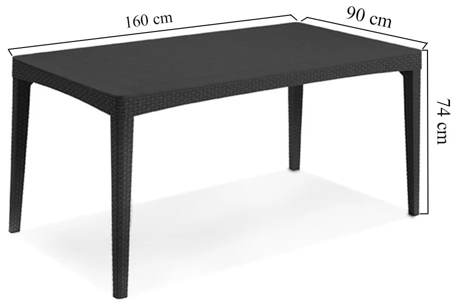 Girorfu duo kerti bútor garnitúra szett