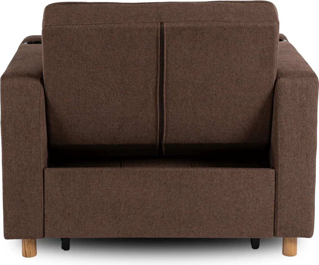 Dönthető fotel barna, SOLOR