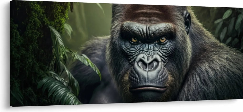 Kép - Egy gorilla portréja (120x50 cm)