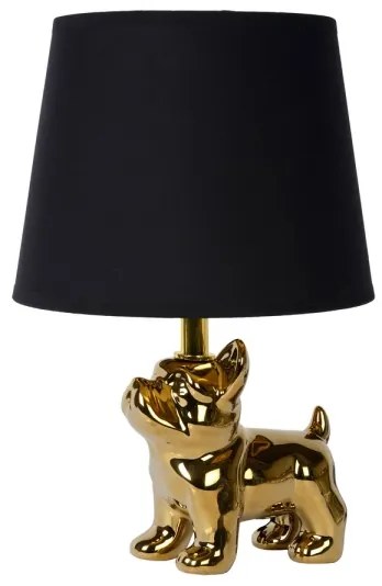 Lucide 13533/81/10 - Asztali lámpa WINSTON 1xE14/25W/230V arany/fekete