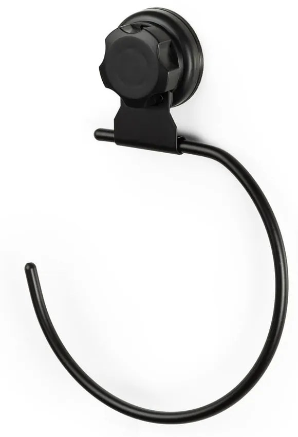 Bestlock Black Belt And Towel Support fekete öntapadós fali kéztörlőtartó - Compactor