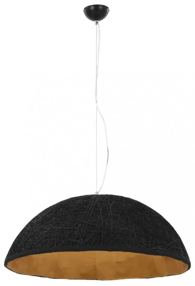 fekete-arany függőlámpa Ø70 cm E27