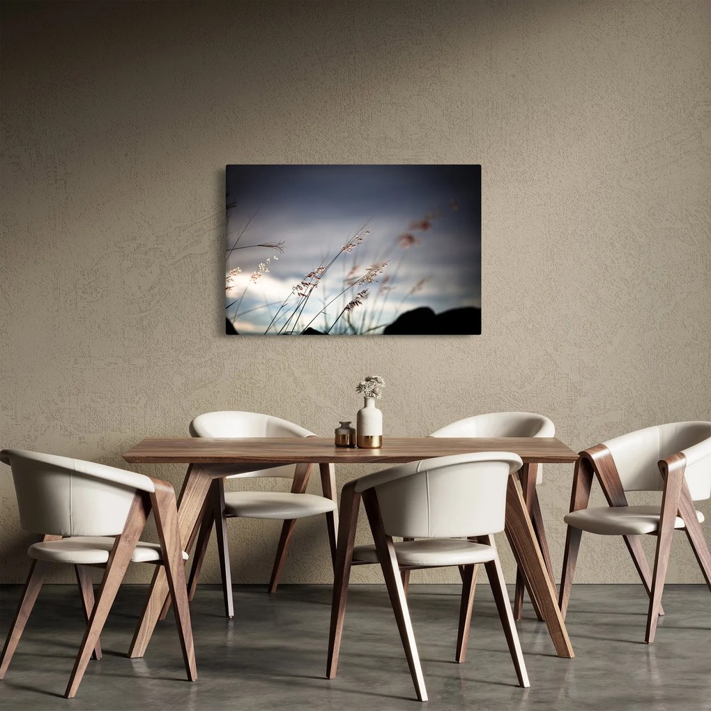 Kép - Rét virágai a tónál (90x60 cm)