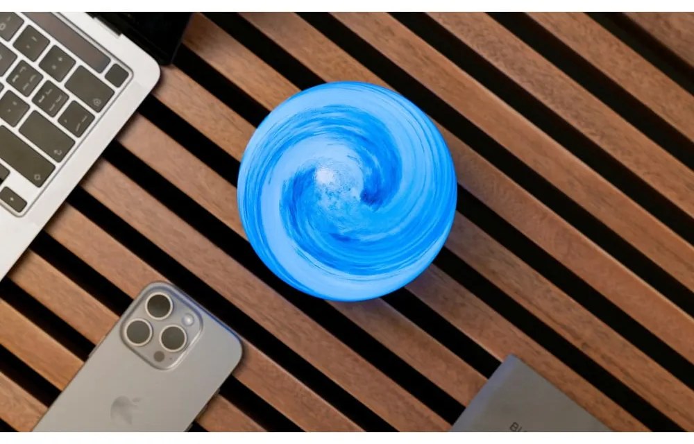 Barna-sötét natúr színű USB fénydekoráció ø 12 cm Polar Cloud – Gingko