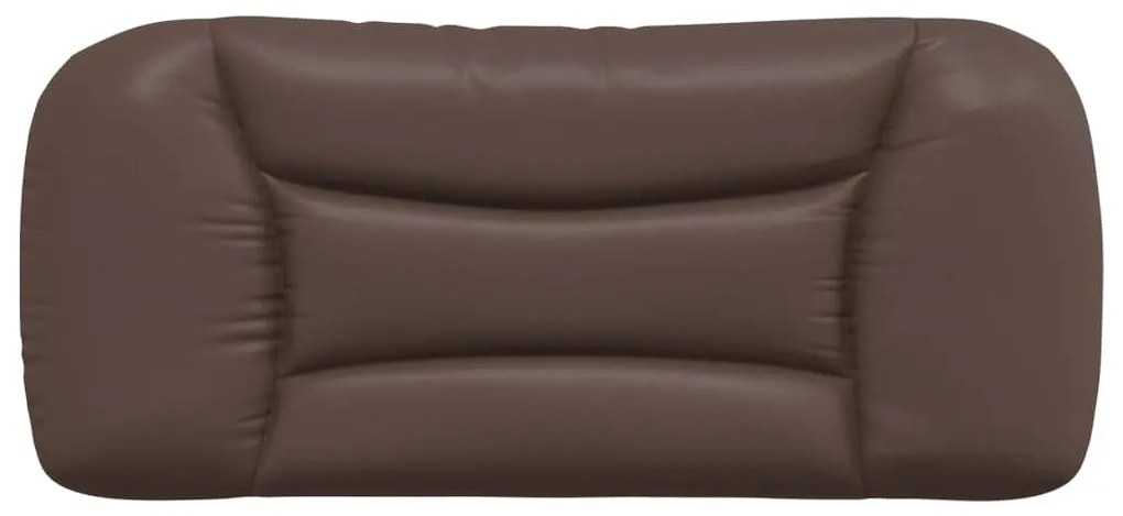 barna műbőr fejtámla párna 90 cm