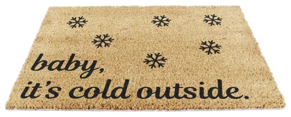 Kókuszrost lábtörlő karácsonyi mintával 40x60 cm Baby It's Cold Outside – Artsy Doormats