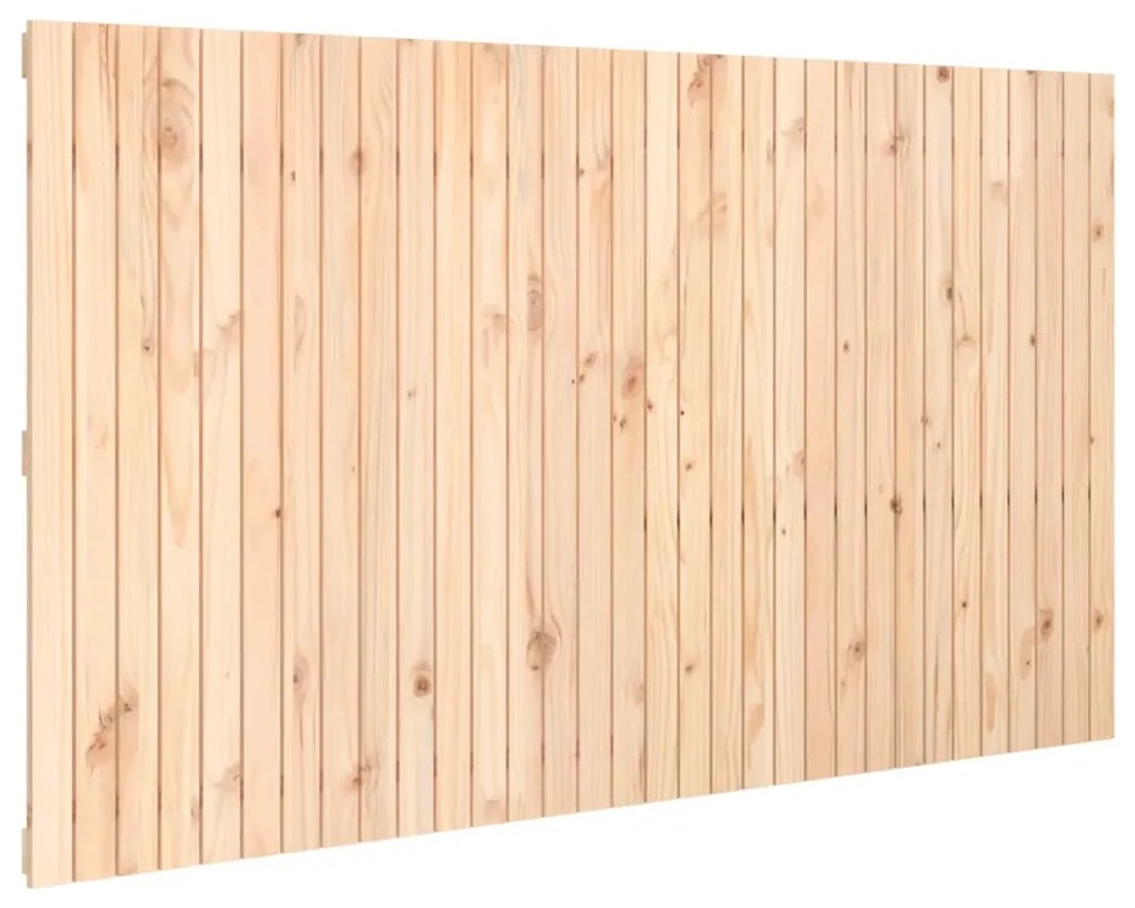 tömör fenyőfa fali fejtámla 204 x 3 x 110 cm