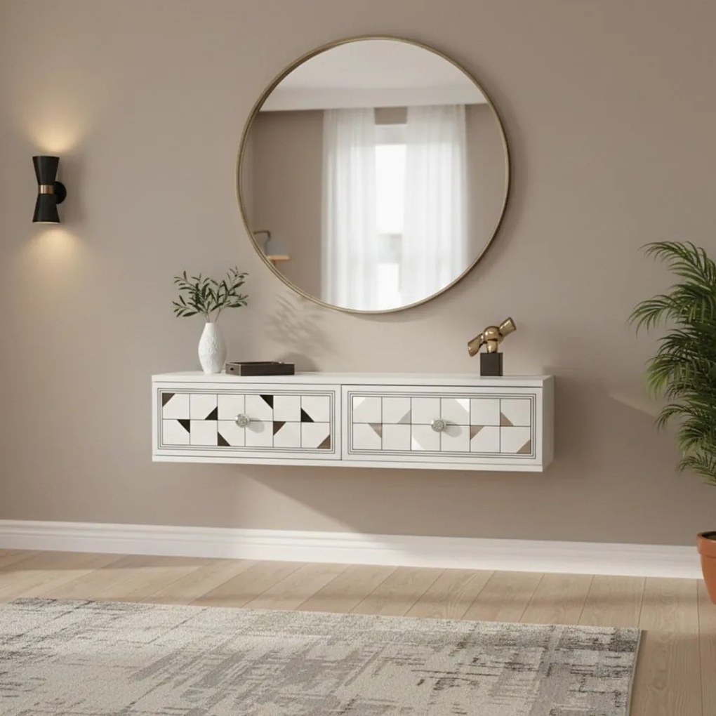 Moka 120 - White, Silver