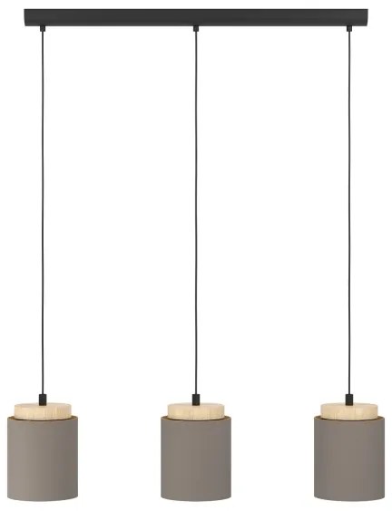 Eglo 99446 - Csillár zsinóron ALBARIZA 3xE27/40W/230V