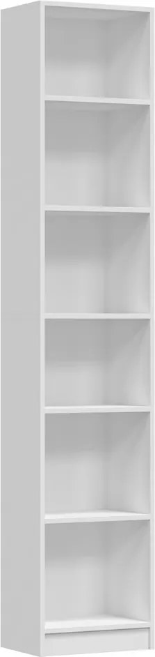 PAFOS W40 polcos szekrény, 40x29x200 cm, fehér