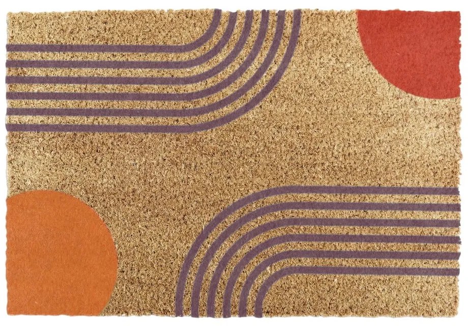 Kókuszrost lábtörlő 60x90 cm Colour Abstract – Artsy Doormats