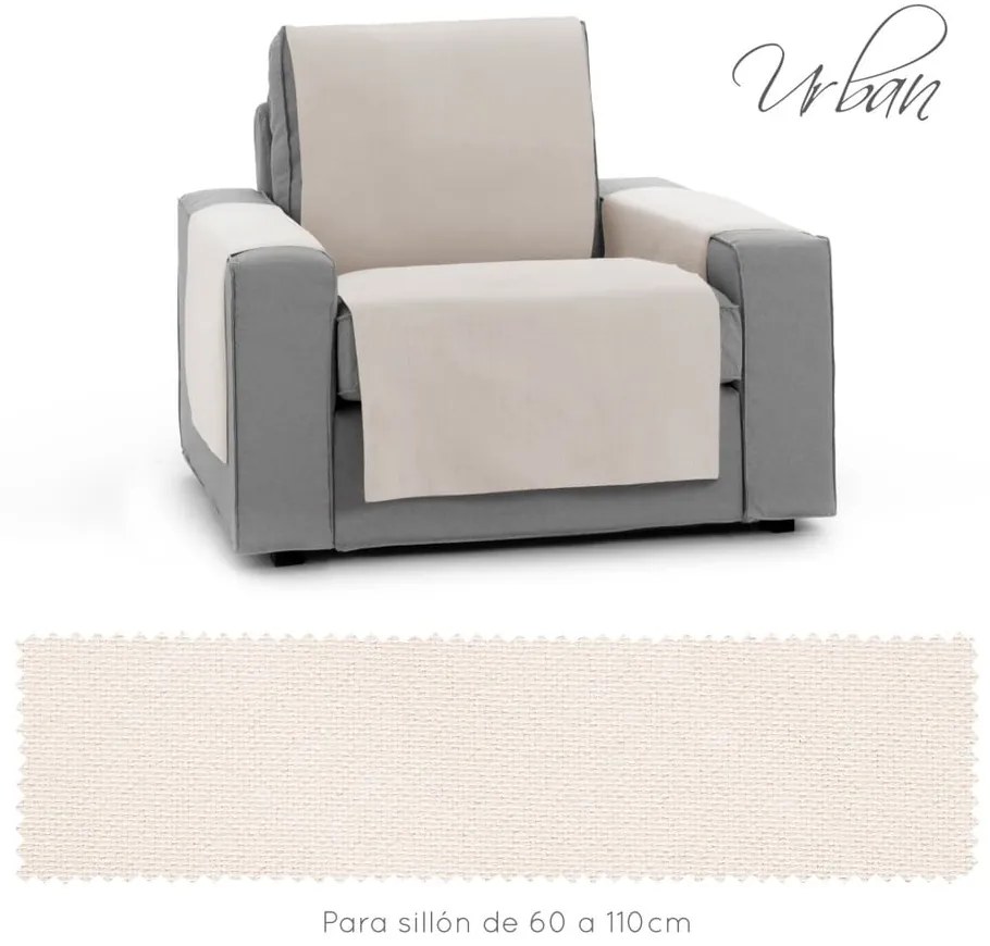 Krémszínű fotel huzat 55 cm Urban – Casa Selección
