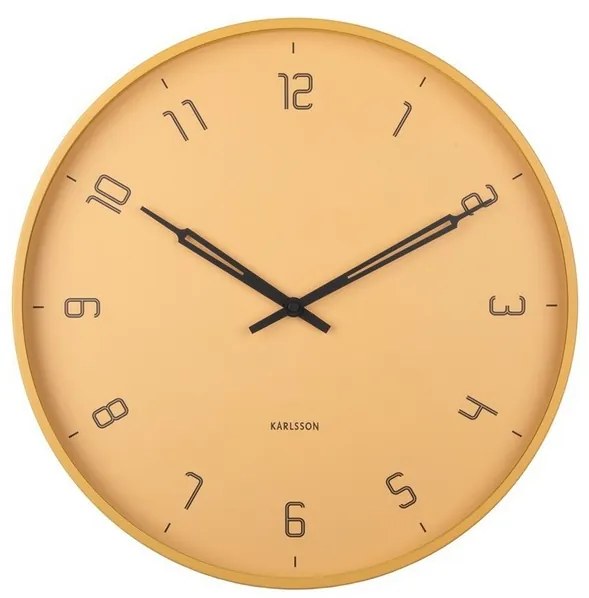 Karlsson 5950YE design falióra 40 cm, sárga