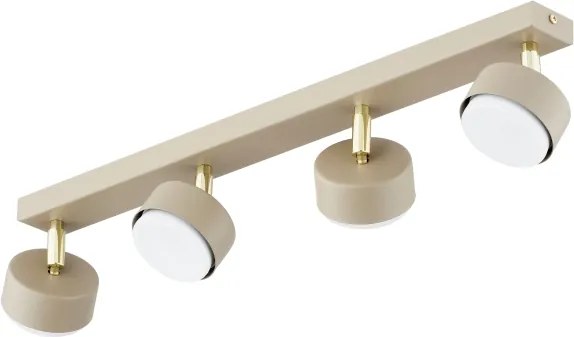 Brilagi - LED RGB dimmelhető spotlámpa MONO 4xGX53/14W/230V Wi-Fi Tuya bézs