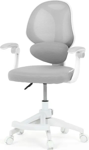 Junior Irodai forgószék szürke mesh kárpittal. KA-W8008 BLUE