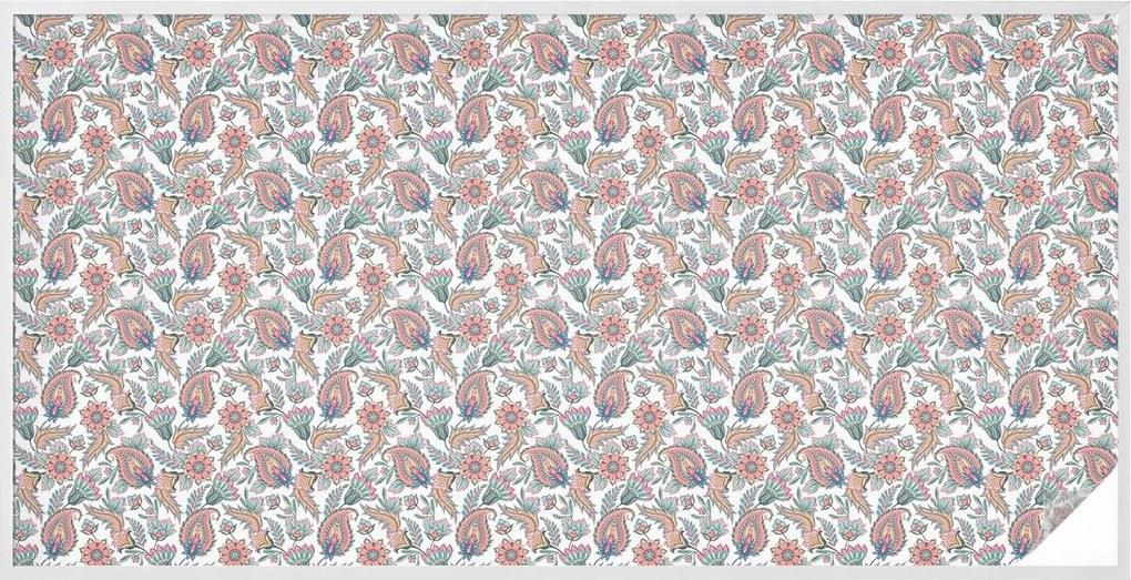 Szélvédőfólia Ablak Adatvédelem Virágos elegancia 200x100