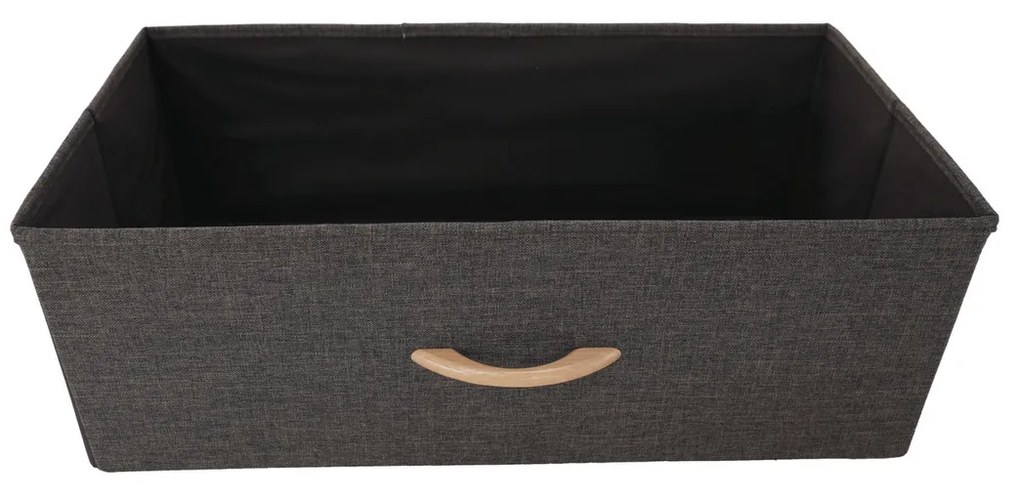 HAZEL TYP 3 szekrény szövet fiókokkal, barna, XL