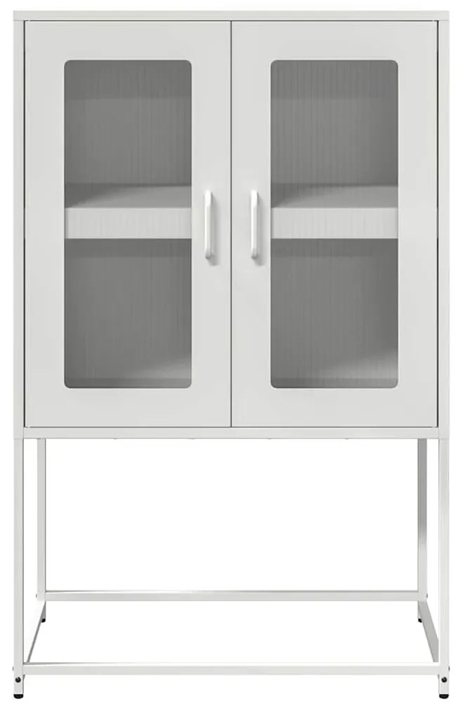 Magastábla Fehér 68x39x107 cm Acél