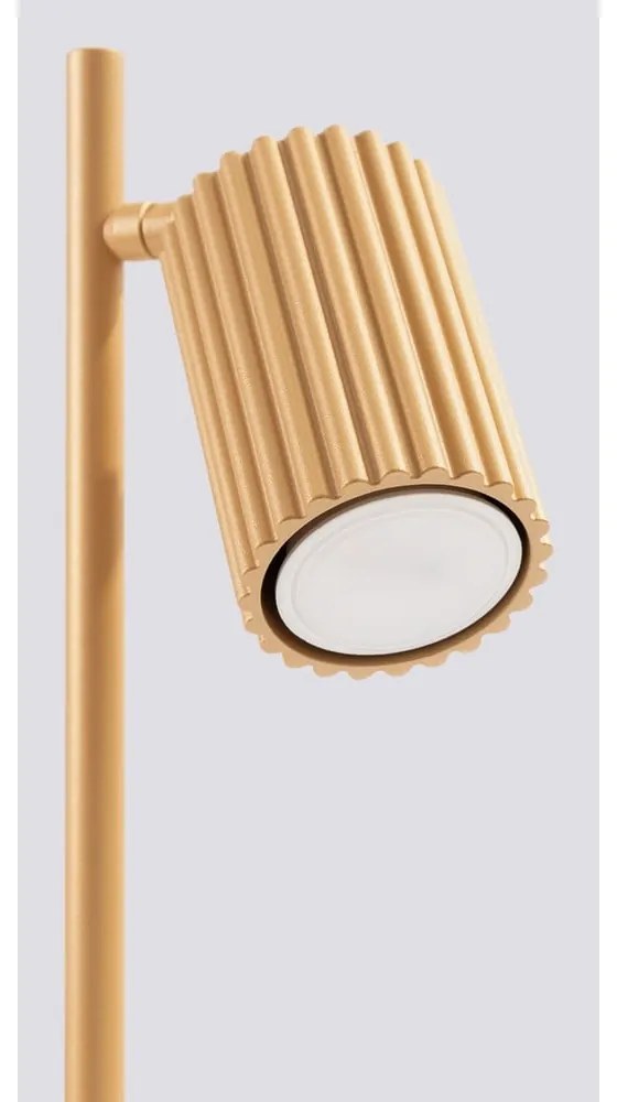 Aranyszínű asztali lámpa (magasság 43 cm) Gleam – Sollux