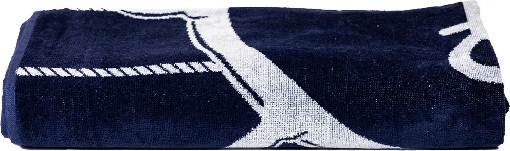 BAHIA Strandtörölköző matrózmintás 3. 165x90cm