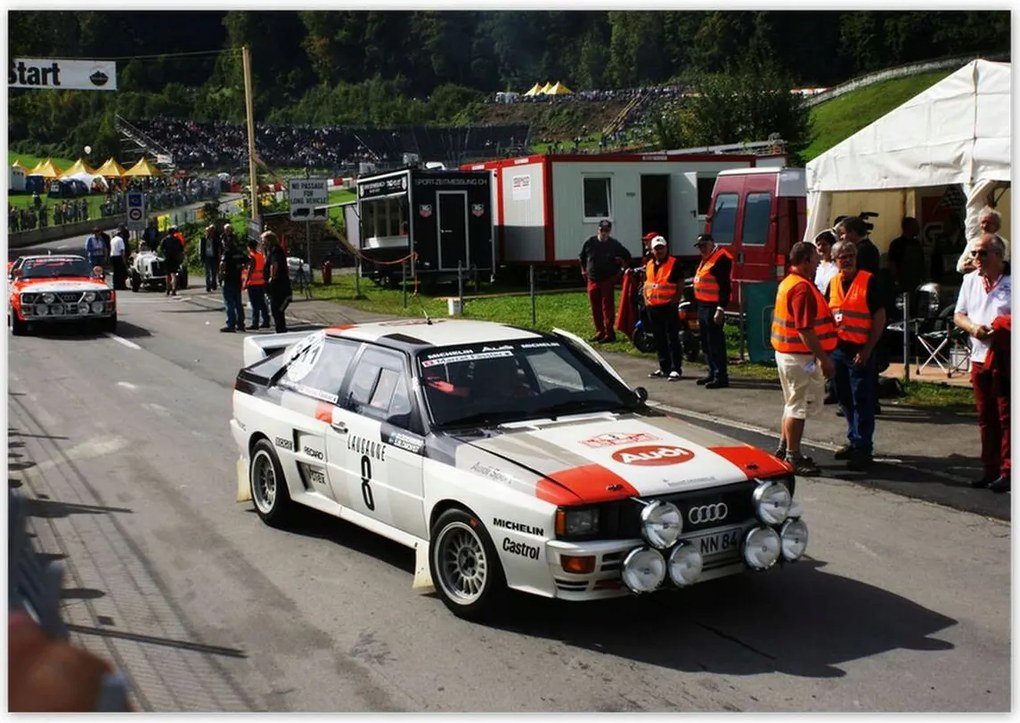 Poszterek 100x70 Audi Quattro a rally-n