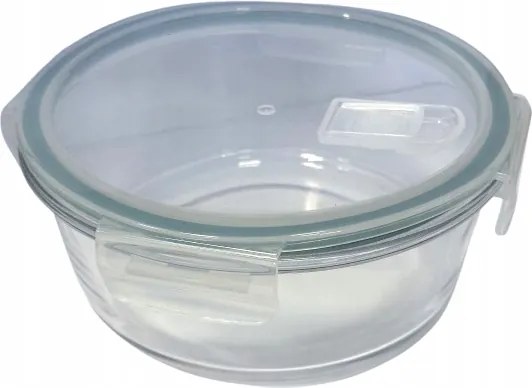 Smukee Üvegtartály szellőző fedéllel Kerek 850ml