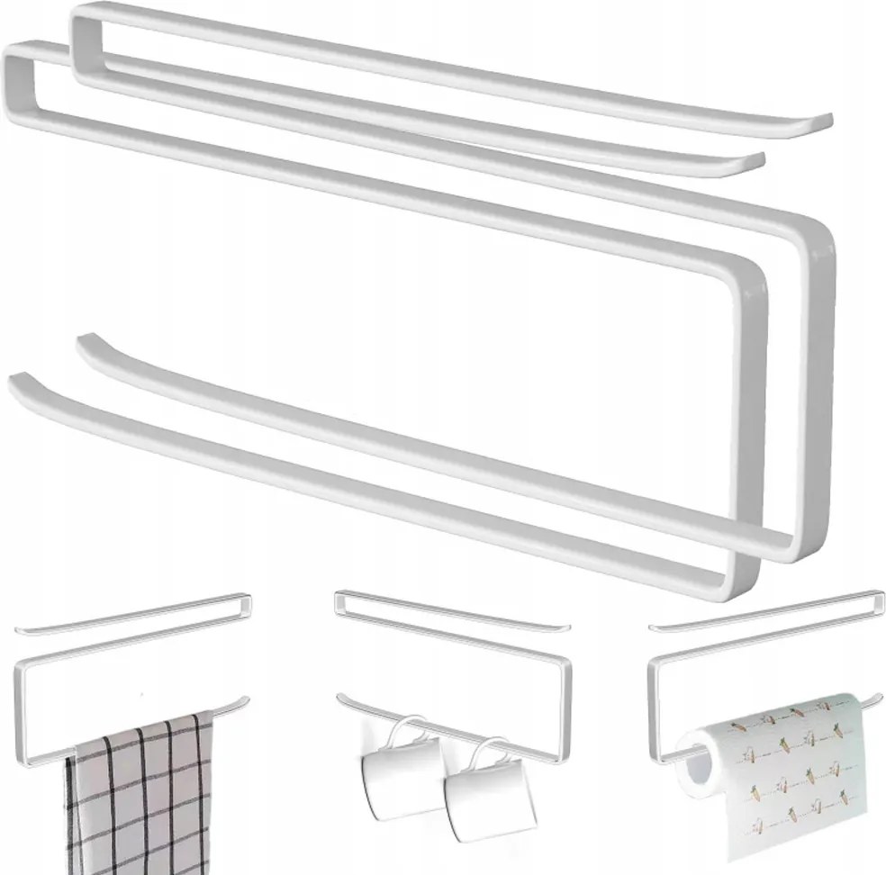 Konyhai Papírtörölköző Tartó Loft Fém Fúrás Nélkül