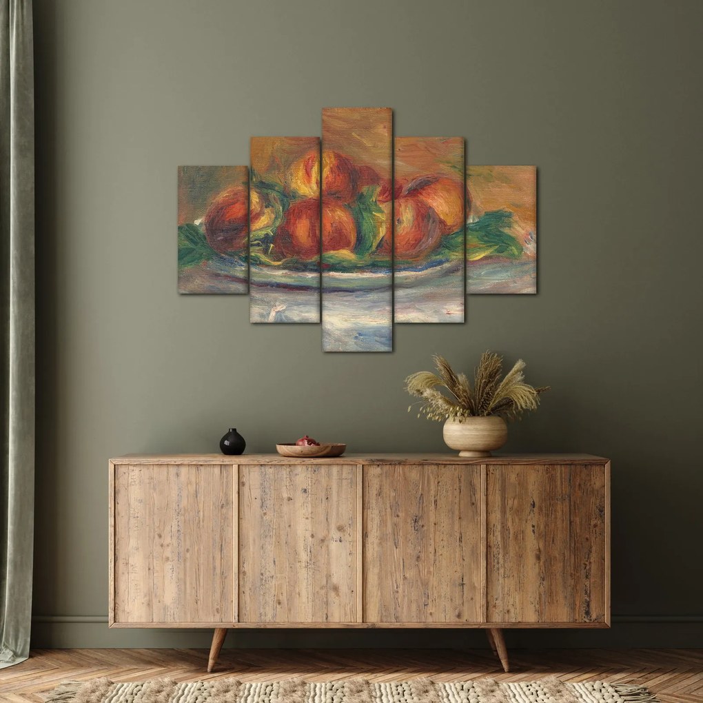 Kép - Auguste Renoir, Peaches on a Plate, reprodukciók (150x105 cm)