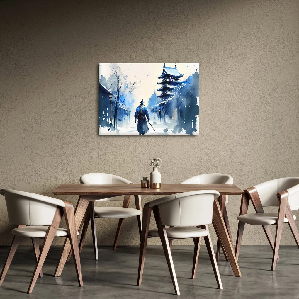 Kép - Szamuráj, akvárium (70x50 cm)