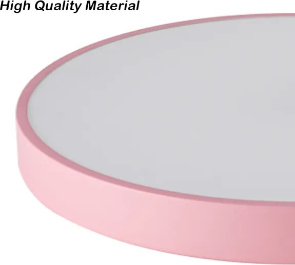 Brilagi - POOL dimmelhető LED mennyezeti lámpa, 36W, 230V, 3000-6000K, 30 cm, rózsaszín + távirányító
