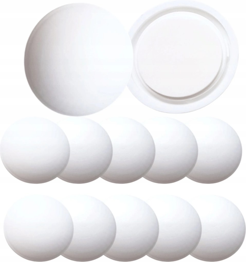 Fehér Ütköző Ajtókitámasztás falra ragasztható, 4 cm