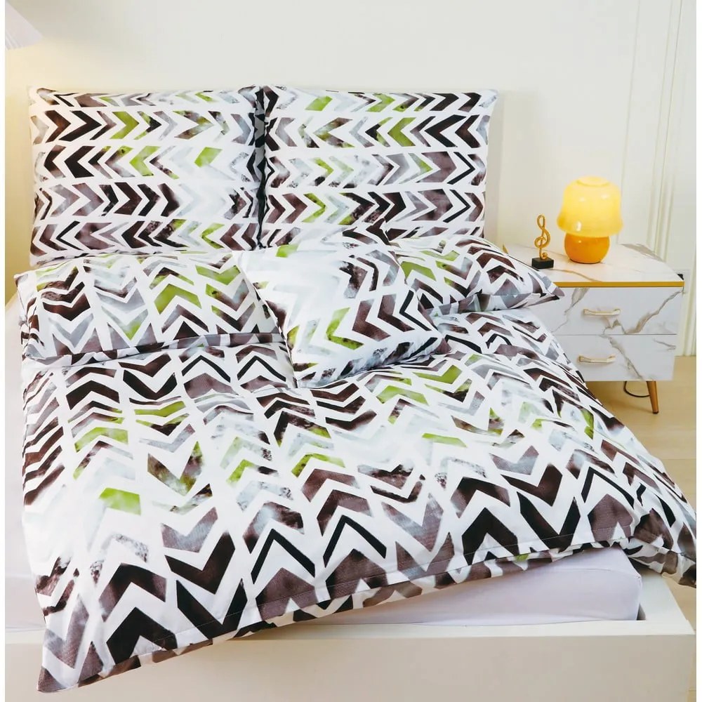 Egyszemélyes hatrészes mikroszatén ágyneműhuzat 140x200 cm Madison – JAHU collections