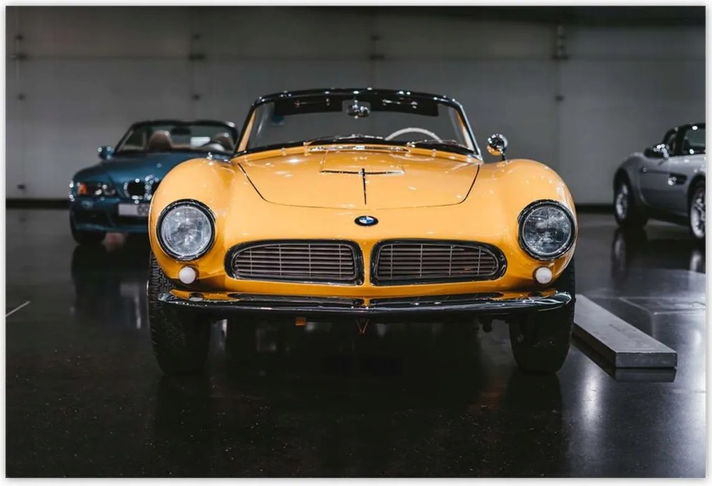 Poszterek 200x135 Sárga Bmw Klasszikus