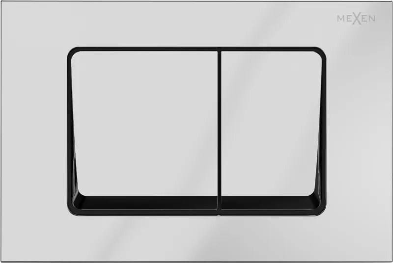 Mexen Fenix Air 10 XS pneumatikus öblítő gomb, fényes króm - 6A1001