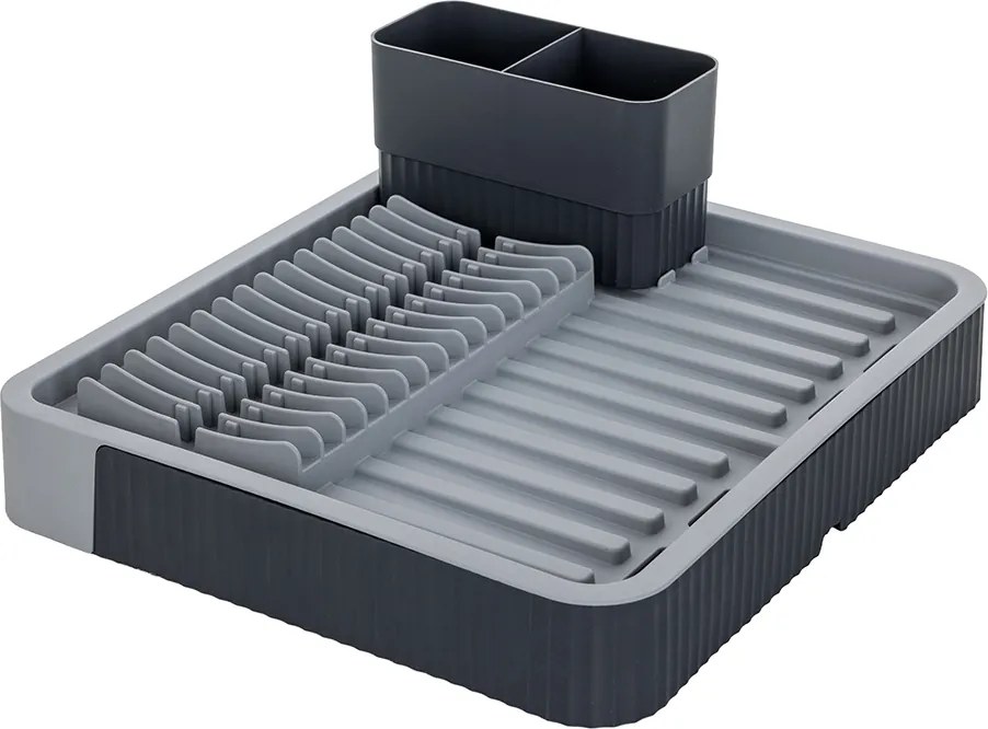 Mosogatógép Műanyag Modern Kihúzható Csepegtetővel Antracit