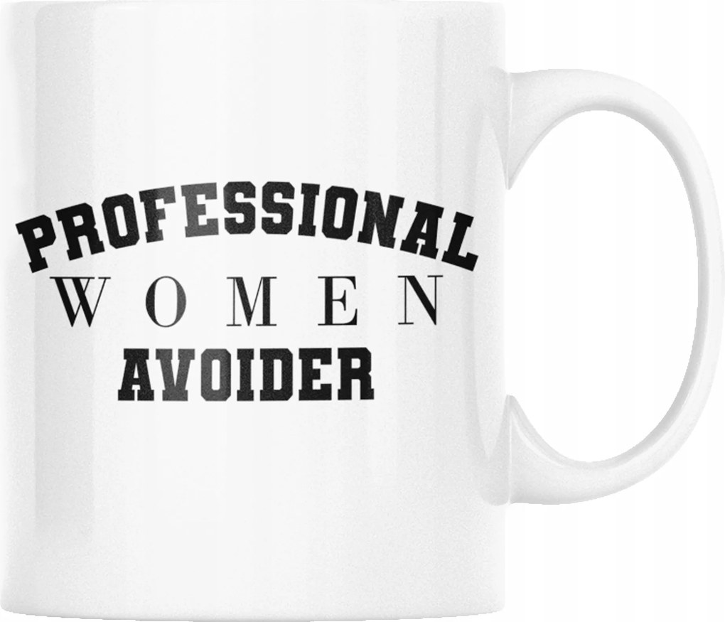 Bögre Professional Women Avoider Vicces Születésnapi Ajándék 330ml+CSOMAG