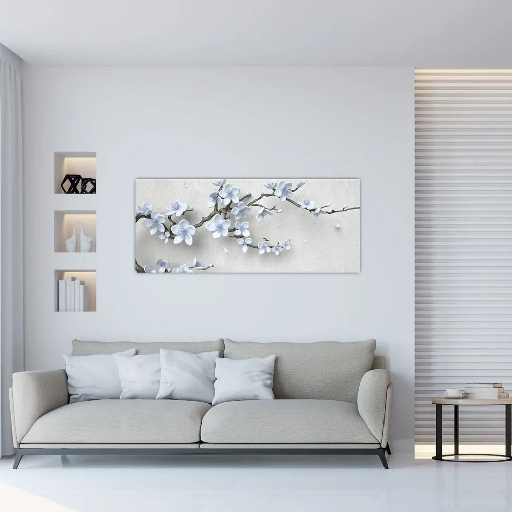 A virágok képe (120x50 cm)