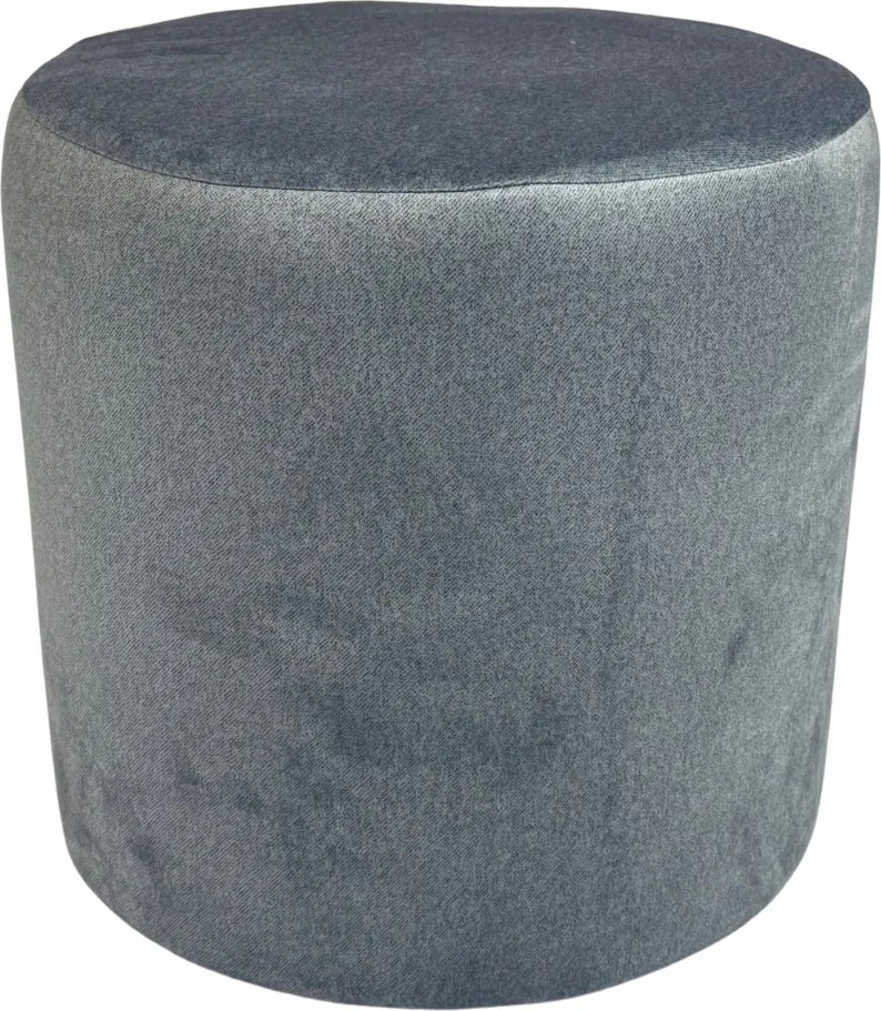 Puff kerek velúr sötétszürke könnyen tisztítható lángálló