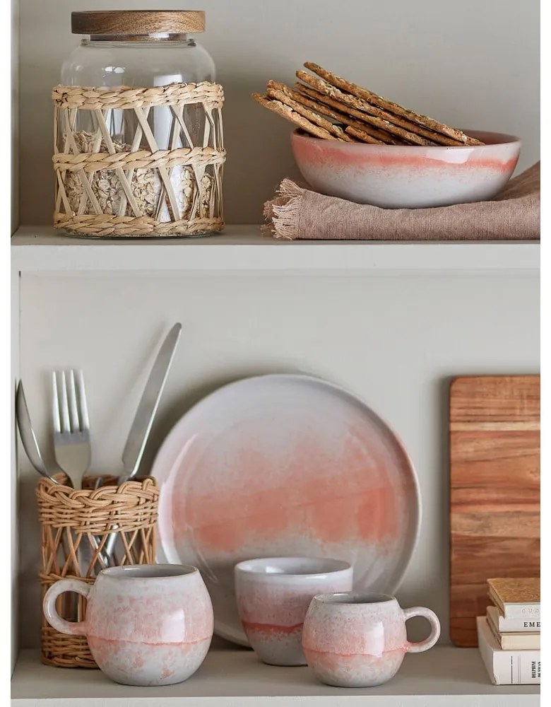 Narancssárga agyagkerámia tálka 525 ml Paula – Bloomingville