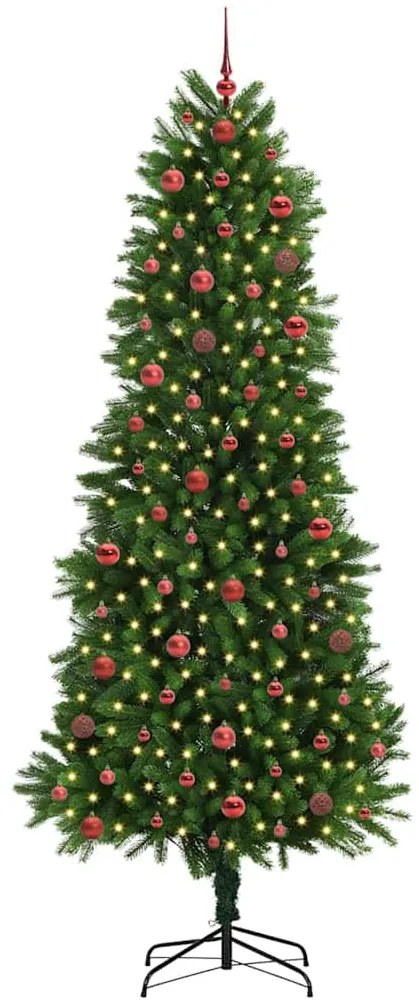 Karácsonyfa 300 LED-del állvánnyal Zöld 240 cm PE