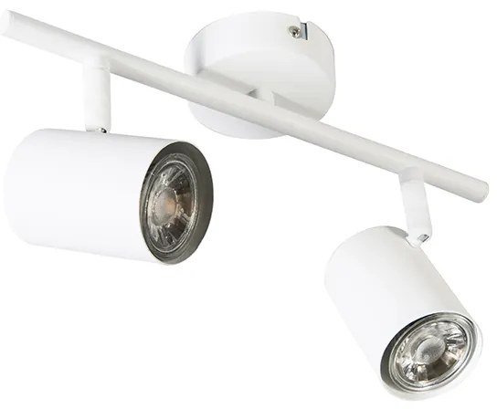 Modern spotlámpa fehér 2-lámpás dönthető - Jeana 2