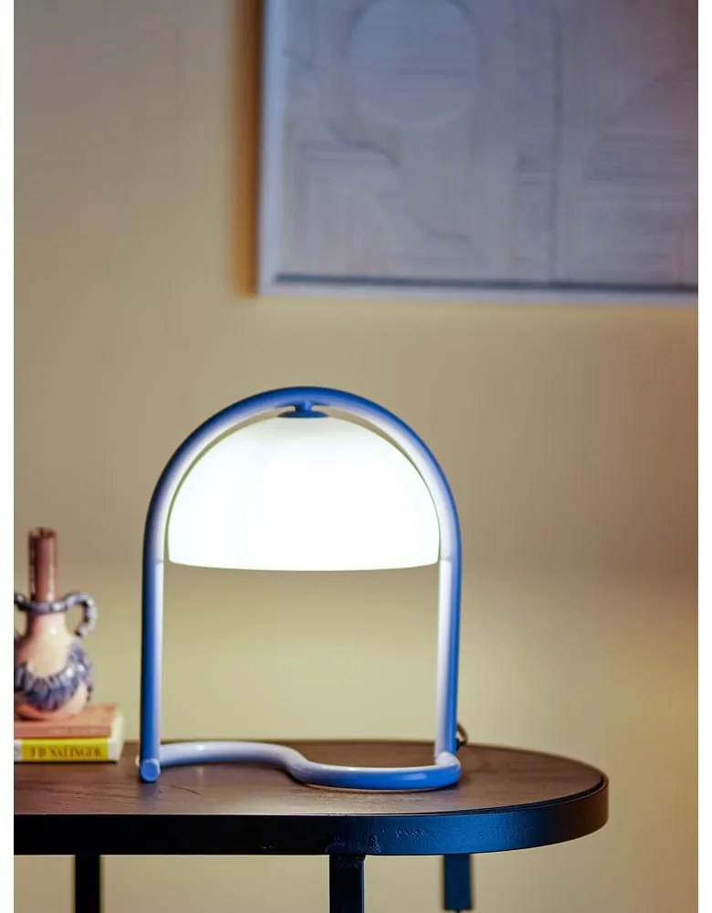 Kék asztali lámpa (magasság 29,5 cm) Favour – Bloomingville