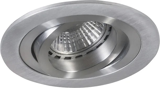 Okos, modern, süllyesztett spotlámpa acél színben, Wifi GU10 fényforrással - Rondoo